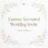 create luxury wedding invitation and nikkah card video