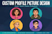 do profile editing and profile photo retouching