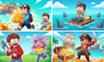 Design eye catching cartoon roblox youtube thumbnail minecraft gaming ...