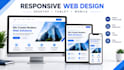 build a modern and responsive HTML CSS website