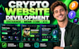 build crypto exchange website meme coin website crypto token presale ico website