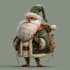 illustrate christmas card,christmas character