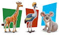 draw cute cartoon animals and pets