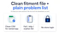 clean your shopify fitment spreadsheet for spark, capacity, or convermax