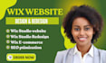 design wix studio website, wix website redesign, wix studio, wix redesign