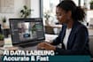 do ai data labeling and training data entry