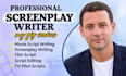 write movie script, screenplay, screenwriting, film script, script editing