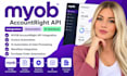 setup myob accountright api myob invoice ai automation myob workflow integration