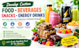 develop custom food beverages snacks energy drinks
