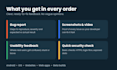qa testing, app testing, website testing and usability review
