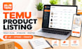 do temu dropshipping products listing temu ads promotion