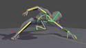 create 3d character model, 3d rigging, facial rigging, weight paint, bone rig