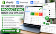 fix shopify simprosys google merchant center feed errors sync bulk csv upload