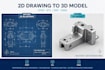 do 3d modeling in solidworks and 2d to 3d conversion