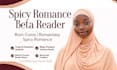beta read spicy romance, romcom, or romantasy novel