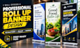 create retractable banner, roll up banner, pull up banner design