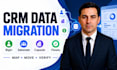 migrate bigin, salesmate, capsule and flowlu CRM data