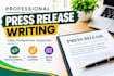 do press release writing and press release distribution
