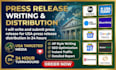 write and submit press release for USA press release distribution in 24 hours