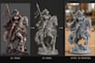 do digital 3d sculpting by professional 3d artist