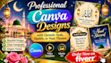 do eyecatching islamic youtube thumbnails