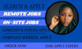 assist with job search and job applications
