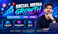 increase followers on social media organic