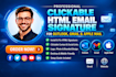 make clickable HTML email signature outlook gmail apple mail