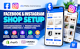 setup facebook and instagram shop, fix catalog pixel manager