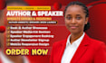 design a professional speaker and author personal brand website