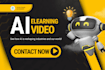 ai elearning video ai course promo tutorial edit synthesia heygen ai elearning