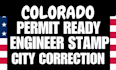 provide colorado permit drawings and stamping set as architect for permit plan
