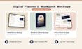 design etsy digital planner, digital product, and hyperlinked planner workbook