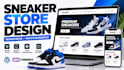 design a sneaker and shoe store with wordpress woocommerce