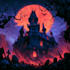create a creepy horror halloween illustration