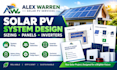 design your solar pv system with panel sizing and inverter selection