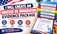 create an indexed US immigration evidence package