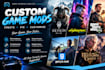 create fix optimize skyrim, cyberpunk, gta v, gmod, bg3 mods, dayz server