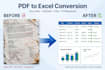 convert PDF to editable excel spreadsheet