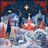 design a custom flat style christmas illustration