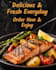 create professional food and restaurant posts