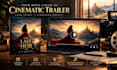 create a custom cinematic book trailer for your novel or ebook