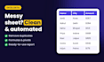 clean and fix messy excel data fast