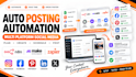auto posting automation n8n make com pinterest instagram facebook linkedin ai