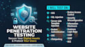 pentest your system and and fix security vulnerabilities