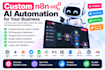 build n8n ai agents, workflow automation and API integrations