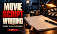 be your movie script writer