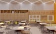 redecorate kids classroom, kindergarten space design, 3d schools interior render