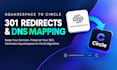 setup 301 redirects and dns mapping for squarespace to circle migration