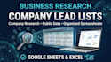 research companies and create a business prospect list